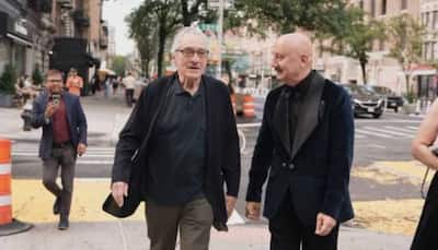 Anupam Kher Walks With Robert De Niro In NY : Never In My Wildest Dreams I’d Ever Thought