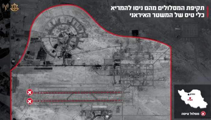 War Intensifies: Israel Strikes Six Iranian Airports, 15 Fighter Jets Destroyed