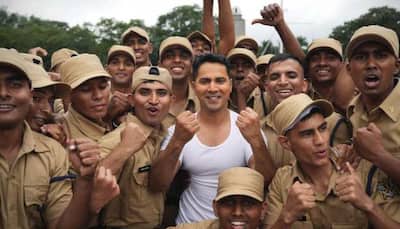 Varun Dhawan Matches Army Cadets In Push-Up Challenge During 'Border 2' Shoot