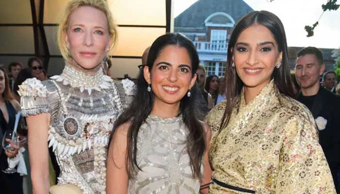 Isha Ambani, Sonam Kapoor Attend Serpentine Summer Party 2025, Pose With Oscar-Winning Hollywood Actress Cate Blanchett Isha Ambani, Sonam Kapoor Attend Serpentine Summer Party 2025, Pose With Oscar-Winning Hollywood Actress Cate Blanchett