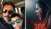 Ajay Devgn With Yug Watch Kajol's Horror Flick 'MAA'