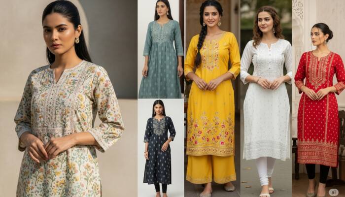 Under ₹700 Women’s Kurta Collection – Myntra Clearance Sale