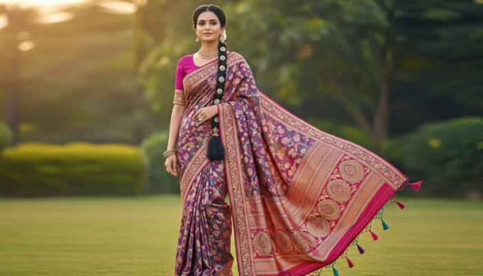 4 Beautiful Sarees Under 1500 Rs on Myntra