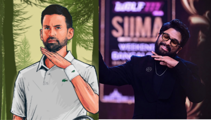 Allu Arjun's Global Appeal Reaches Wimbledon As Novak Djokovic Channels 'Pushpa' Swagger Allu Arjun's Global Appeal Reaches Wimbledon As Novak Djokovic Channels 'Pushpa' Swagger