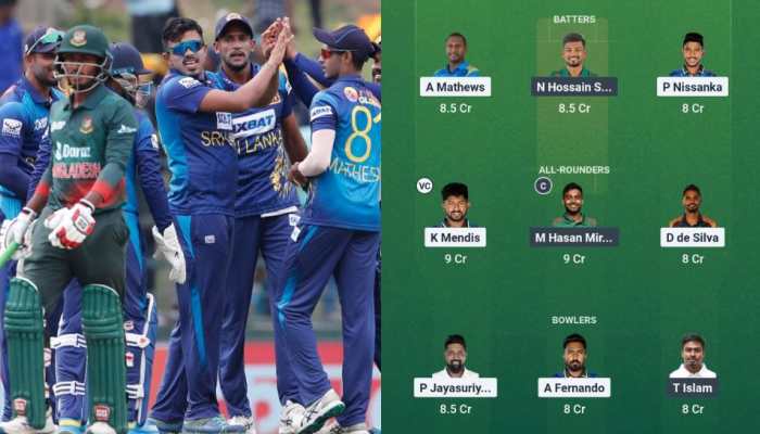 SL vs BAN Dream11 Prediction Today: Best Fantasy Team, Captain Picks, Pitch Report for 1st ODI in Colombo
