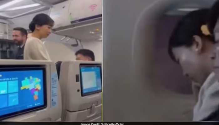 Caught On Camera: Japan's Princess Kako Goes Viral For Sleeping In Economy Class During Brazil Tour | VIDEO