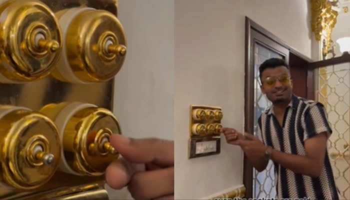 Indore's Golden Home! You Won't Believe The 24-Carat Opulence In This Viral Mansion | WATCH Indore's Golden Home! You Won't Believe The 24-Carat Opulence In This Viral Mansion | WATCH