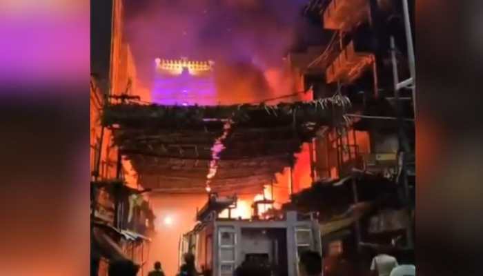 Massive Fire Breaks Out Near Tirupati’s Govindarajaswamy Temple, No Casualties Reported