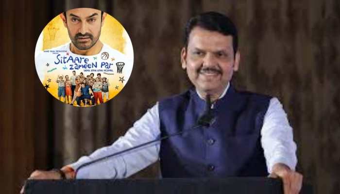 Maharashtra CM Devendra Fadnavis, Wife Amruta Attend Aamir Khan's 'Sitaare Zameen Par' Special Screening