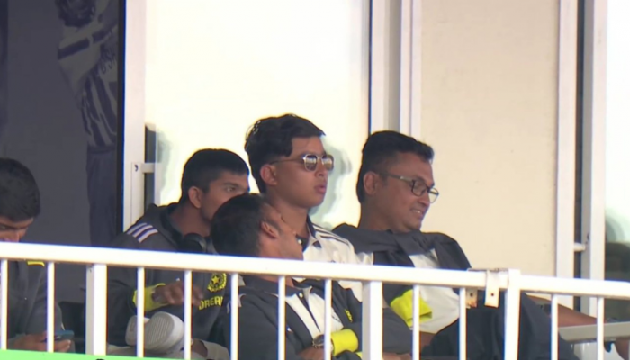 Vaibhav Suryavanshi And India U-19 Team Spotted Watching IND vs ENG Test At Edgbaston Vaibhav Suryavanshi And India U-19 Team Spotted Watching IND vs ENG Test At Edgbaston
