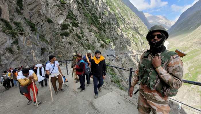 Amarnath Yatra: Over 12,000 Have Darshan On Day 1 Amidst Heightened Security Amarnath Yatra: Over 12,000 Have Darshan On Day 1 Amidst Heightened Security