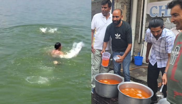 Heatwave In Kashmir Breaks 72-Year-Old Record, Temperature Soars To 37.4 Degrees Celsius Heatwave In Kashmir Breaks 72-Year-Old Record, Temperature Soars To 37.4 Degrees Celsius