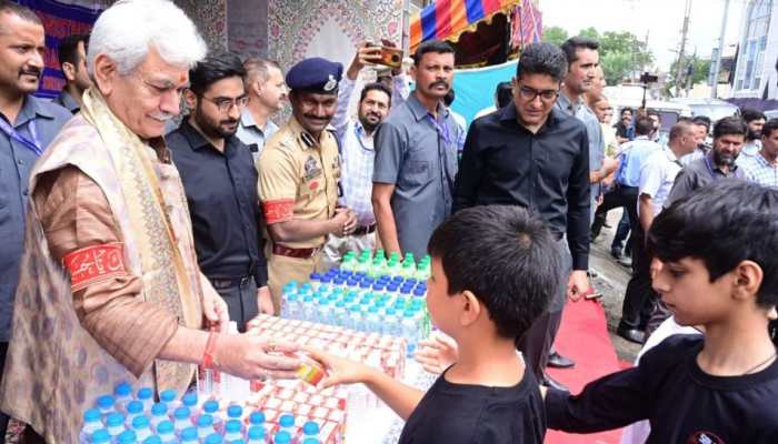 Ashura Observed Peacefully In Srinagar; LG Manoj Sinha Joins Procession