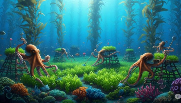 Nature’s Underwater Gardeners: 10 Sea Creatures That Farm Their Own Food