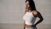 sleeveless crop top