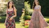 printed maxi dress