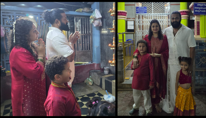 Rishab Shetty Visits Shri Brahmalingeshwara Temple With Family, Seeks Blessings - SEE PIC Rishab Shetty Visits Shri Brahmalingeshwara Temple With Family, Seeks Blessings - SEE PIC