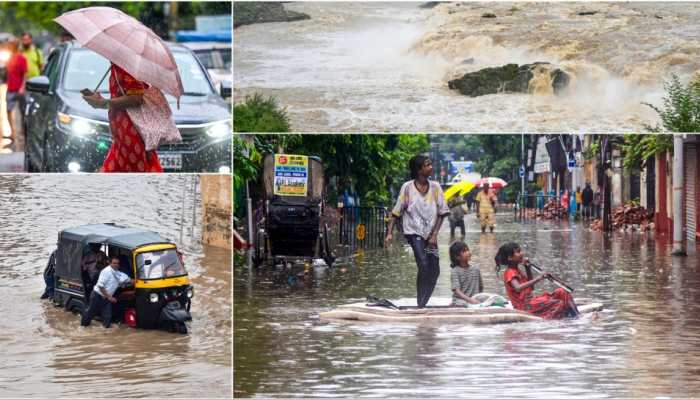 Monsoon Mayhem: Delhi-NCR Submerged, Landslides Rock Himalayas, Northeast Grapples With Floods As Rains Lash India | VIDEOS