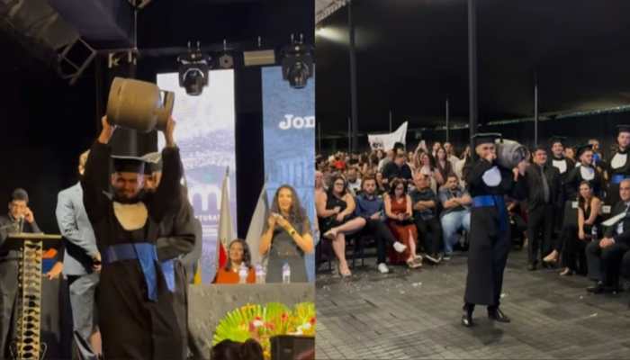 Beyond The Cap &amp; Gown: Engineering Graduate Carries Gas Cylinder At Ceremony To Honor Father's 26 Years Of Sacrifice | VIDEO