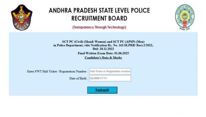 SLPRB AP Police Constable 2025 Final Marks OUT At slprb.ap.gov.in- Check Direct Link Here
