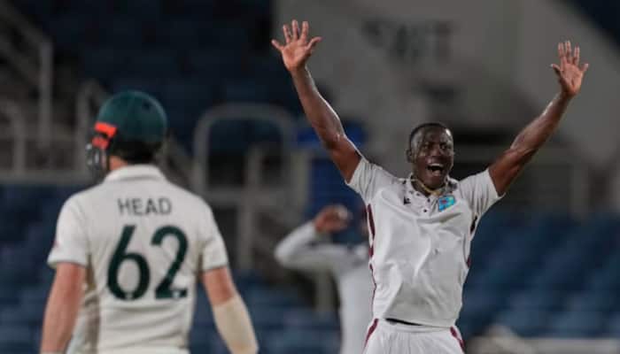 WI vs AUS 3rd Test: Shamar Joseph Leads West Indies Fightback As Australia Crumble Under Lights At Sabina Park