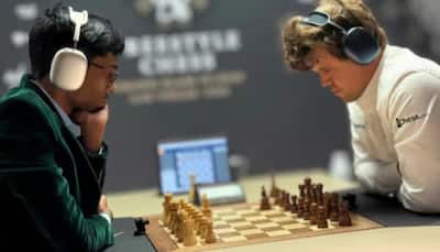 R Praggnanandhaa Stuns Magnus Carlsen In Las Vegas, Moves To Joint Lead At Freestyle Chess Grand Slam