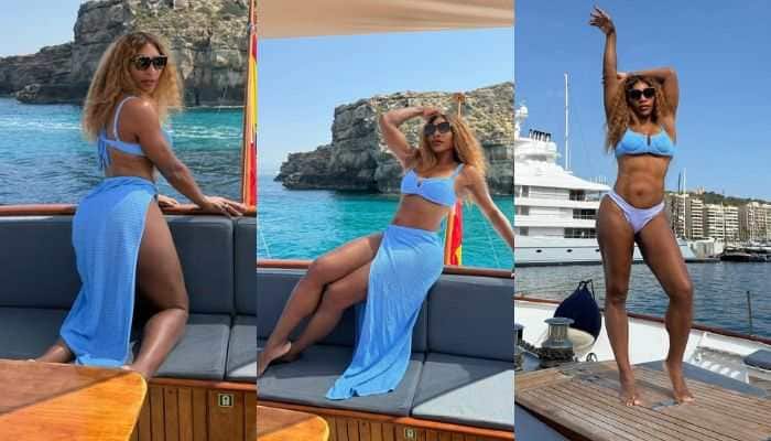 Serena Williams Flaunts Sculpted Abs And Toned Legs In Bikini During Luxurious Yacht Getaway