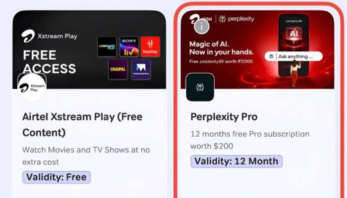 Airtel To Offer One-Year Free Perplexity Pro Subscription To Its Users: How To Claim Rs 17,000 AI Chatbot For Free 