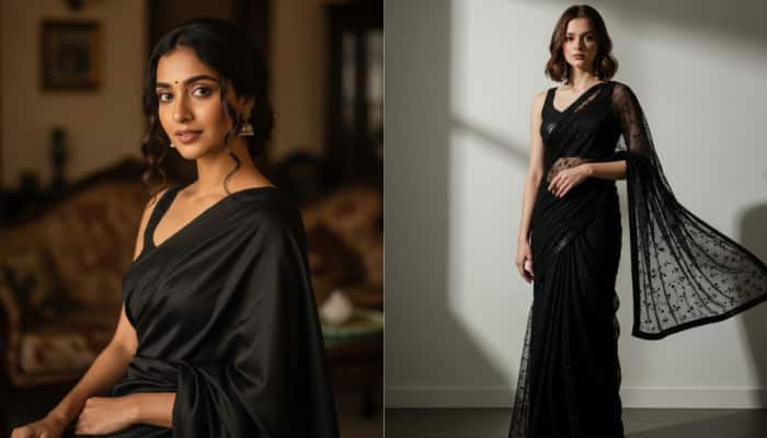 Must-Have Black Sarees on Myntra for Elegant Evenings and Everyday Glam