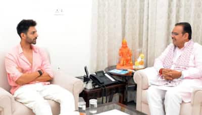 Actor Kartik Aaryan Meets Rajasthan Chief Minister Bhajanlal Sharma In Jaipur