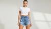 Denim shorts