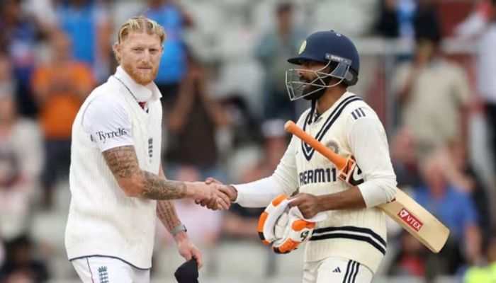 Ravindra Jadeja Shuts Down Ben Stokes' Draw Offer, Hits Hundred Amid Handshake Row - Watch Ravindra Jadeja Shuts Down Ben Stokes' Draw Offer, Hits Hundred Amid Handshake Row - Watch