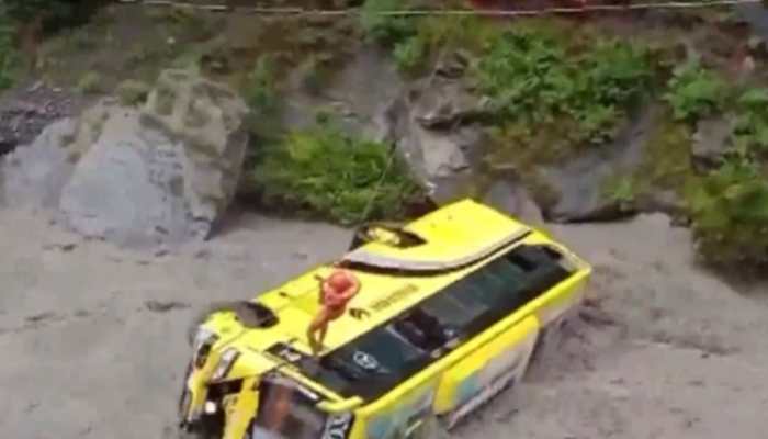ITBP Bus Plunges Into J&amp;K's Sindh River; Search Underway For Personnel, Missing Weapons | VIDEO