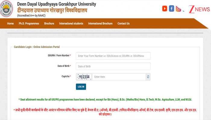 DDU Result 2025: UG, PG Courses Seat Allotment Result Released At ddugu.ac.in- Check Direct Link Here