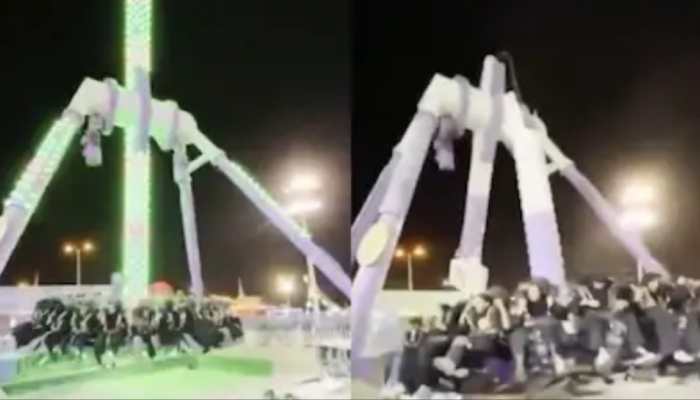 Caught On Camera: Swing Snaps At Saudi Park, Riders Injured In Shocking Crash | VIDEO Caught On Camera: Swing Snaps At Saudi Park, Riders Injured In Shocking Crash | VIDEO