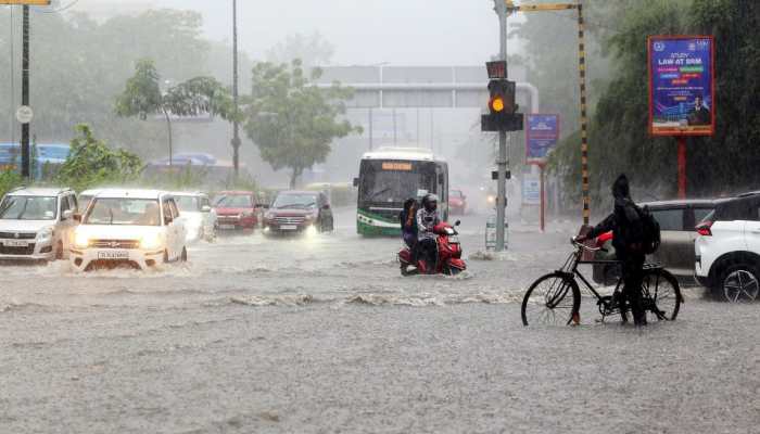 Rain Batters Delhi, Triggers Waterlogging In Multiple Areas