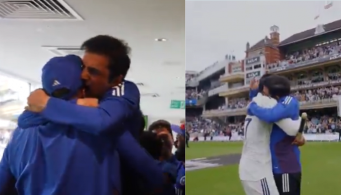 Gautam Gambhir’s Rare Tears of Joy After India’s Epic Win At The Oval - Watch the Emotional Dressing Room Video Gautam Gambhir’s Rare Tears of Joy After India’s Epic Win At The Oval - Watch the Emotional Dressing Room Video