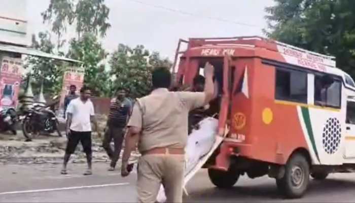 Caught On Camera: Viral Video Captures Body Thrown From Moving Ambulance On Highway