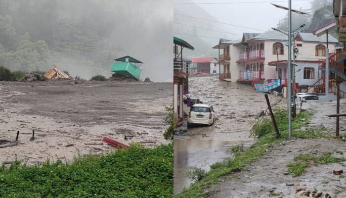 Uttarkashi Cloudburst Horror: 4 Dead, Several Missing; PM Modi Speaks With CM Dhami, Rescue On - Visuals