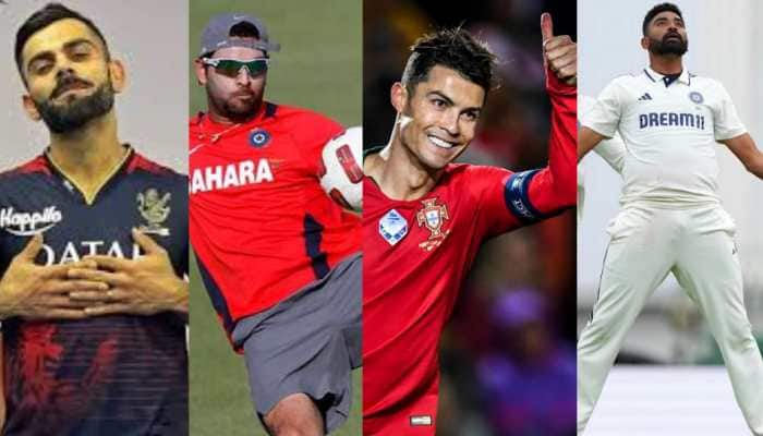 From Virat Kohli To Mohammed Siraj : 7 Indian Cricketers That 'Fanboy' Cristiano Ronaldo