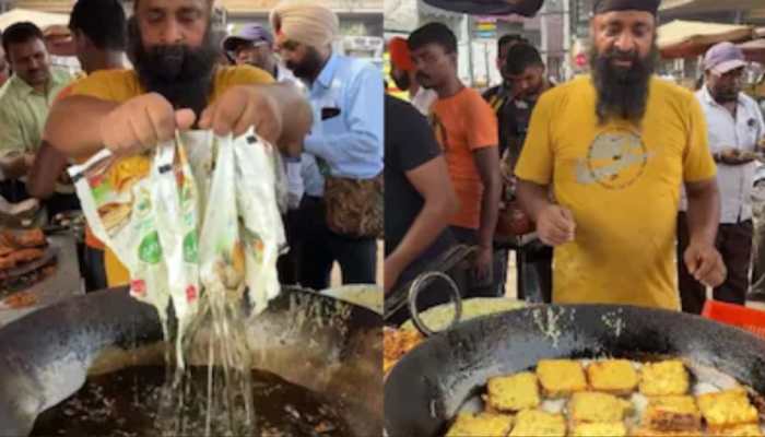 Viral Video: Ludhiana Vendor Dips Plastic In Hot Oil, Sparks Food Safety Outrage | WATCH Viral Video: Ludhiana Vendor Dips Plastic In Hot Oil, Sparks Food Safety Outrage | WATCH