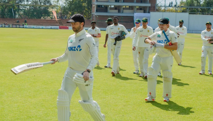 New Zealand Joins Elite List With Historic Batting Feat Against Zimbabwe New Zealand Joins Elite List With Historic Batting Feat Against Zimbabwe