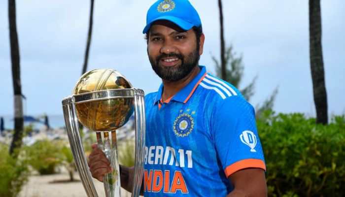 Rohit Sharma To Lead Team India In 2027 ODI World Cup? ICC Poster Sparks Fresh Debate
