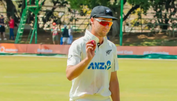 Zak Foulkes Creates History On Test Debut For New Zealand Against Zimbabwe Zak Foulkes Creates History On Test Debut For New Zealand Against Zimbabwe