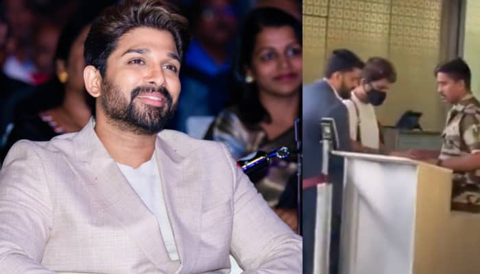 Allu Arjun’s Airport Video: Actor Wore Mask, His Security Check Moment Goes Viral - Watch