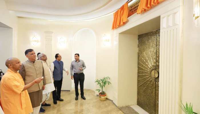 UP CM Adityanath Opens Vidhan Sabha’s Renovated Dome, Joins All-Party Meet
