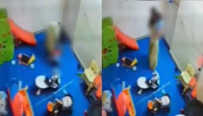Noida Daycare Shocker: Staff Beats, Bites 15-Month-Old, Horror Caught On CCTV | Video