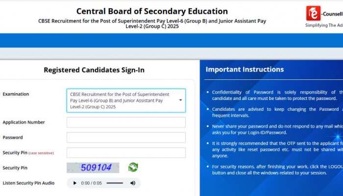 CBSE Superintendent Tier 2 Exam Result 2025 OUT At cbse.gov.in- Check Direct Link, Other Details Here CBSE Superintendent Tier 2 Exam Result 2025 OUT At cbse.gov.in- Check Direct Link, Other Details Here