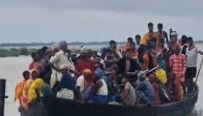 Heavy Rains Trigger Floods In Sahibganj, Landslide In Hazaribagh Heavy Rains Trigger Floods In Sahibganj, Landslide In Hazaribagh