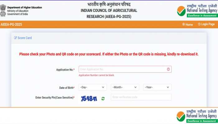 ICAR AIEEA PG, AICE PhD Result 2025 Released At exams.nta.ac.in- Check Direct Link, Steps To Download Here